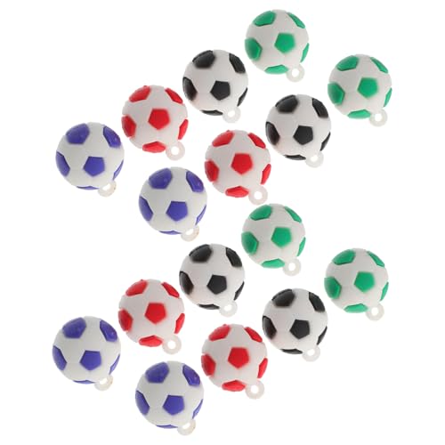 PENIKOKO 16 Stück Fußball Anhänger Halsketten Charms Fußball Dekorationen Fußball Tischdekoration Fußball Party Fußball Mini Fußbälle Party Fußball Für PENIKOKO 16 Stück Fußball Anhänger Halsketten Charms Fußball Dekorationen Fußball Tischdekoration Fußball Party Fußball Mini Fußbälle Party Fußball Für von PENIKOKO