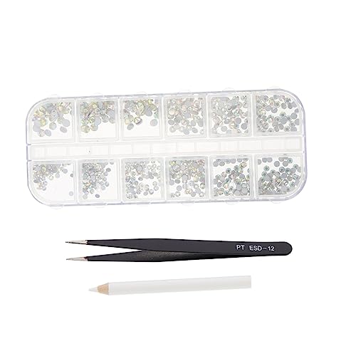 PENIKOKO 1Satz Nail Art Strasssteine Fächer Nagelschmuckdekor für DIY Maniküre Hochwertige Glitzersteine für Nageldesigns Langlebig und Sicher für Make Up PENIKOKO 1Satz Nail Art Strasssteine Fächer Nagelschmuckdekor für DIY Maniküre Hochwertige Glitzersteine für Nageldesigns Langlebig und Sicher für Make Up von PENIKOKO