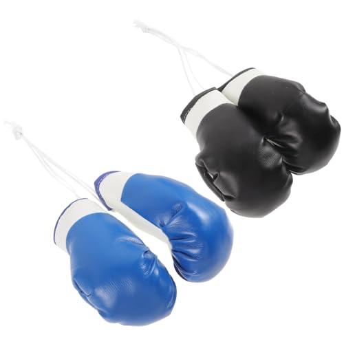 PENIKOKO 2 Paare Miniatur Boxhandschuhe Dekoration PVC Handgefertigt Schlüsselanhänger Charm für Auto Tasche Geschenk für Boxfans Classic Design PENIKOKO 2 Paare Miniatur Boxhandschuhe Dekoration PVC Handgefertigt Schlüsselanhänger Charm für Auto Tasche Geschenk für Boxfans Classic Design von PENIKOKO