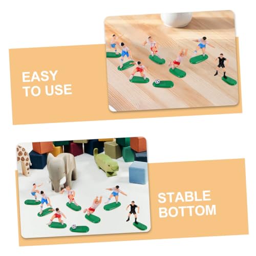PENIKOKO 2 Sätze Fußball Tortendeko Teilig mit Spielfiguren und Torrahmen Miniatur Fußballfeld Kuchen Dekoration aus Sicherem Kunststoff für Kindergeburtstag Sportparty PENIKOKO 2 Sätze Fußball Tortendeko Teilig mit Spielfiguren und Torrahmen Miniatur Fußballfeld Kuchen Dekoration aus Sicherem Kunststoff für Kindergeburtstag Sportparty von PENIKOKO