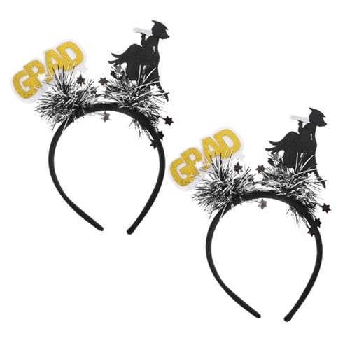 PENIKOKO 2 Stück Abschluss Haarband mit Doktorhut Design Abschlussfeiern Partys und Kostüm Accessoires Einzigartiges Kopfbedeckung für Großen Tag PENIKOKO 2 Stück Abschluss Haarband mit Doktorhut Design Abschlussfeiern Partys und Kostüm Accessoires Einzigartiges Kopfbedeckung für Großen Tag von PENIKOKO