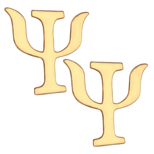PENIKOKO 2 Stück Brosche Abzeichen Broschennadeln für Broschennadeln für Frauen taschen accessoires Vintage-Accessoires Mode Broschen Wäscheklammer Schalclip Legierung Golden von PENIKOKO