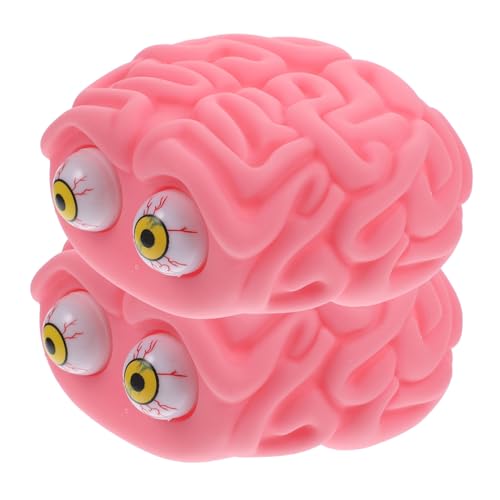 PENIKOKO 2 Stück Gehirn Squeeze Toys Realistische Stressabbau Spielzeuge mit Detailreicher Struktur Buntes Halloween Deko Accessoire und Handlich für Partygeschenke PENIKOKO 2 Stück Gehirn Squeeze Toys Realistische Stressabbau Spielzeuge mit Detailreicher Struktur Buntes Halloween Deko Accessoire und Handlich für Partygeschenke von PENIKOKO
