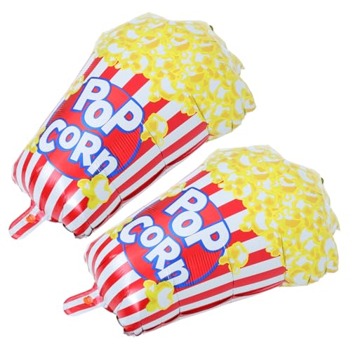 PENIKOKO 2 Stück Popcorn Folienballons Kino Party Dekoration mit Süßem Popcorn Design für Kindergeburtstag Familienfeiern und Filmabende Bunte Partyaccessoires für Junge Mädchen und PENIKOKO 2 Stück Popcorn Folienballons Kino Party Dekoration mit Süßem Popcorn Design für Kindergeburtstag Familienfeiern und Filmabende Bunte Partyaccessoires für Junge Mädchen und von PENIKOKO