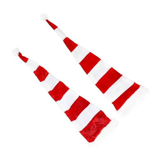 PENIKOKO 2 Stück Weihnachtshut Teiliges Klassische Party Mütze Festliches Xmas Kostümzubehör für Erwachsene und Leicht Bequem für Weihnachtsfeiern und Fotosessions PENIKOKO 2 Stück Weihnachtshut Teiliges Klassische Party Mütze Festliches Xmas Kostümzubehör für Erwachsene und Leicht Bequem für Weihnachtsfeiern und Fotosessions von PENIKOKO