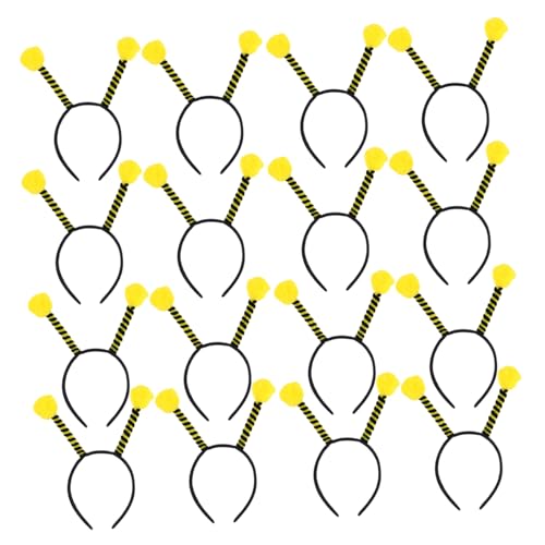 PENIKOKO 20 Stück Teiliges Bienen Antennen Stirnband für Damen und Leichtes Detailreiches Insektenhaarreif Kostümzubehör für Rollenspiele Karneval und Festlichkeiten von PENIKOKO
