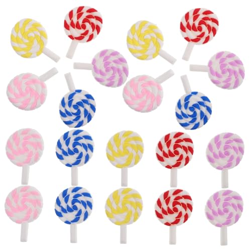 PENIKOKO 20 Stück Teiliges Lollipop Zubehör für Diy Polymer Clay Falsche Süßigkeiten Dekoration Lollipop Requisiten für Handyhüllen Stifteboxen und Schmuckaccessoires Kreative PENIKOKO 20 Stück Teiliges Lollipop Zubehör für Diy Polymer Clay Falsche Süßigkeiten Dekoration Lollipop Requisiten für Handyhüllen Stifteboxen und Schmuckaccessoires Kreative von PENIKOKO