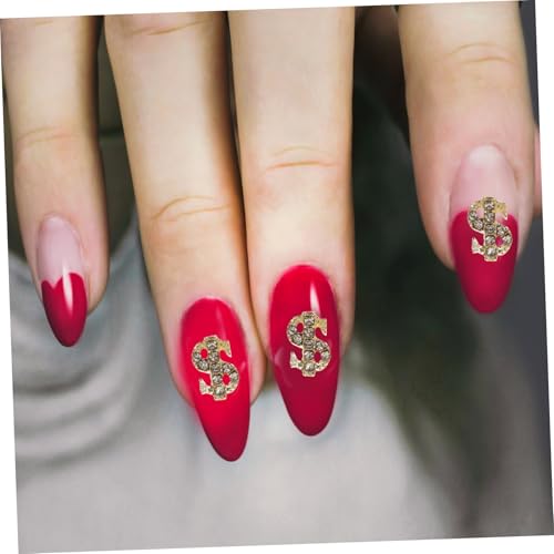 PENIKOKO 20 Stück Teiliges Nail Art Charms Silberfarbene Symbolformen Nageldekorationen für Natürliche und Künstliche Nägel DIY Maniküre Zubehör Vielseitig für Partys Hochzeiten von PENIKOKO