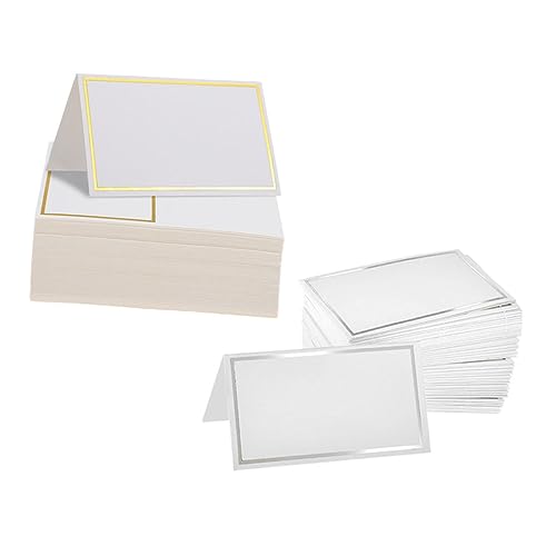 PENIKOKO 200 Stück Tischkarten Hochwertige Platzkarten mit Bronzing Design für Hochzeiten Feiern und Events für Tischdekoration PENIKOKO 200 Stück Tischkarten Hochwertige Platzkarten mit Bronzing Design für Hochzeiten Feiern und Events für Tischdekoration von PENIKOKO