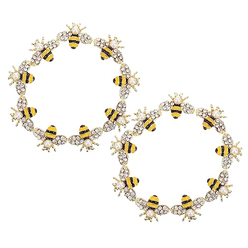 PENIKOKO 20Stücke Charms Bienen Design Nageldekorationen aus Legierung DIY Maniküre Ornamente für Nagelkunst und Besondere Anlässe von PENIKOKO