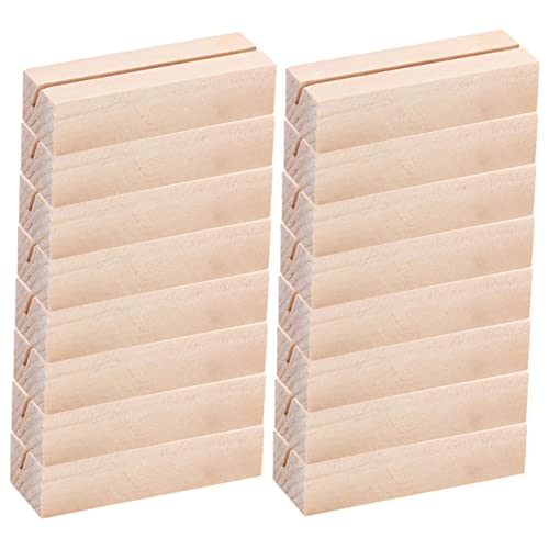 PENIKOKO 24 Stück Holz Kartenständer Tischkartenhalter für Hochzeit Events Büro Multifunktionale Fotohalter Dekorative Notizklammern aus Holz für Kreative Tischdekoration PENIKOKO 24 Stück Holz Kartenständer Tischkartenhalter für Hochzeit Events Büro Multifunktionale Fotohalter Dekorative Notizklammern aus Holz für Kreative Tischdekoration von PENIKOKO