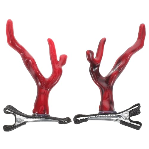 PENIKOKO 2pcs Dragon Horn Barrettes Süße Haarnadel Traditionelle Haarzubehör Für Frauen Chinesische Haarnadel Mondneue Fancy Hair Clips von PENIKOKO