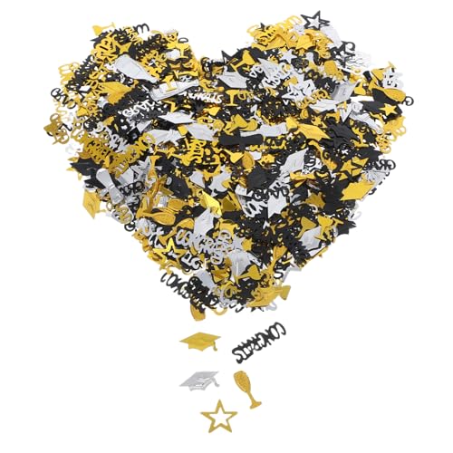 PENIKOKO 3 Packungen Abschluss Konfetti Pack Tischdeko für Abschlussfeier Streudekor mit Graduation Caps Diplomen für Feierlichkeiten und Partys PENIKOKO 3 Packungen Abschluss Konfetti Pack Tischdeko für Abschlussfeier Streudekor mit Graduation Caps Diplomen für Feierlichkeiten und Partys von PENIKOKO