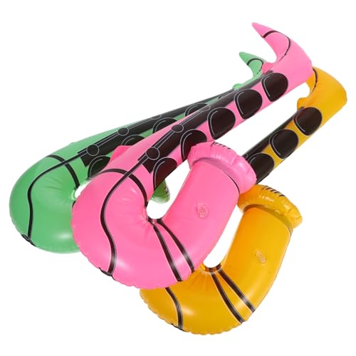 PENIKOKO 3 STÜCKE Teiliges Aufblasbares Saxophon in Grün Gelb Wiederverwendbare Party Requisiten für Musikthemen Schnelle Befüllung Vielseitige Festival und Bühnenaccessoires PENIKOKO 3 STÜCKE Teiliges Aufblasbares Saxophon in Grün Gelb Wiederverwendbare Party Requisiten für Musikthemen Schnelle Befüllung Vielseitige Festival und Bühnenaccessoires von PENIKOKO