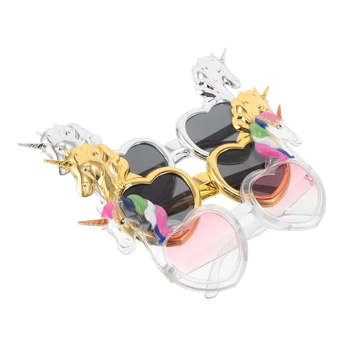 PENIKOKO 3 Stück Teiliges Einhorn Brillenset mit Transparentem Regenbogen Design Leichte Partydekoration und Foto Requisiten für Kindergeburtstag Hochzeit Babyparty und Kostümspaß PENIKOKO 3 Stück Teiliges Einhorn Brillenset mit Transparentem Regenbogen Design Leichte Partydekoration und Foto Requisiten für Kindergeburtstag Hochzeit Babyparty und Kostümspaß von PENIKOKO
