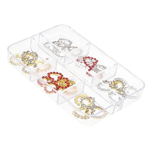 PENIKOKO 30 Stück Herz Nagel Charms Strasssteine Nail Art Dekoration Bunte DIY Schmuckzubehör für Kreative Maniküre und Bastelprojekte für PENIKOKO 30 Stück Herz Nagel Charms Strasssteine Nail Art Dekoration Bunte DIY Schmuckzubehör für Kreative Maniküre und Bastelprojekte für von PENIKOKO