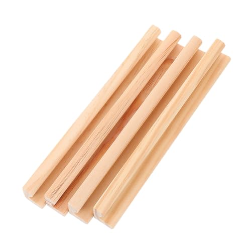 PENIKOKO 4 Stück Holz Domino Rack Teiliges DIY Zubehör Desktop Halter für Domino und Buchstabenkarten Stabiles Organizer Tablett für Brettspiele und Kartenhalter PENIKOKO 4 Stück Holz Domino Rack Teiliges DIY Zubehör Desktop Halter für Domino und Buchstabenkarten Stabiles Organizer Tablett für Brettspiele und Kartenhalter von PENIKOKO