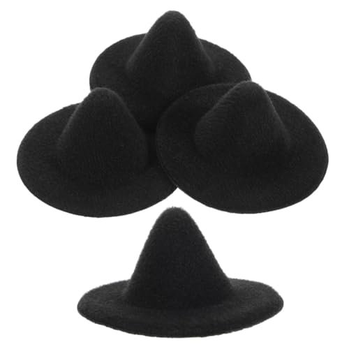 PENIKOKO 4 Stück Teiliges Mini Hexenhut aus EVA Material Kleine DIY Bastelhüte für Halloween Partydekoration Puppen Kuscheltiere und Handwerksprojekte Schwarze Dekorative Hexenhüte PENIKOKO 4 Stück Teiliges Mini Hexenhut aus EVA Material Kleine DIY Bastelhüte für Halloween Partydekoration Puppen Kuscheltiere und Handwerksprojekte Schwarze Dekorative Hexenhüte von PENIKOKO