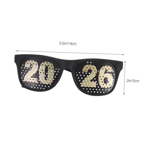PENIKOKO 4 Stücke Partybrillen aus Robustem Abs Kunststoff Bunte Karnevalsbrillen für Silvester Abschlussfeier und Weihnachtsfeier Fotoaccessoires Lustige Partydekoration PENIKOKO 4 Stücke Partybrillen aus Robustem Abs Kunststoff Bunte Karnevalsbrillen für Silvester Abschlussfeier und Weihnachtsfeier Fotoaccessoires Lustige Partydekoration von PENIKOKO
