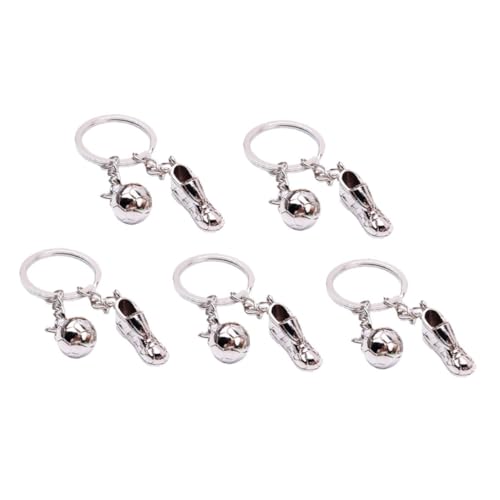 PENIKOKO 5 Stück Fußball Schlüsselanhänger mit Fußballschuh Robuste Anhänger als Partygeschenk Taschenanhänger und Dekorative Sammelobjekte für Fußballfans und Sportliebhaber PENIKOKO 5 Stück Fußball Schlüsselanhänger mit Fußballschuh Robuste Anhänger als Partygeschenk Taschenanhänger und Dekorative Sammelobjekte für Fußballfans und Sportliebhaber von PENIKOKO