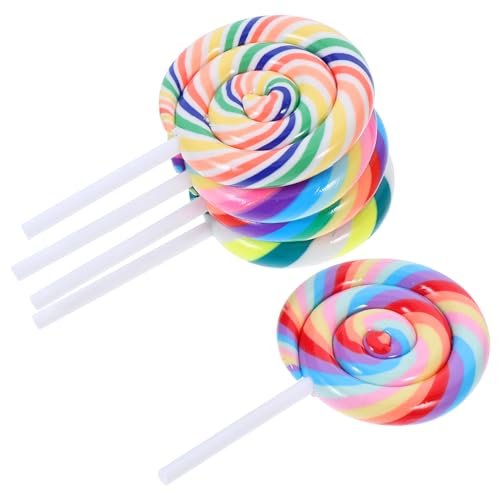 PENIKOKO 5 Stück Polymer Lollipop Dekorationen Realistische Süßigkeiten Modelle für Hochzeiten Geburtstagsfeiern und Festlichkeiten PENIKOKO 5 Stück Polymer Lollipop Dekorationen Realistische Süßigkeiten Modelle für Hochzeiten Geburtstagsfeiern und Festlichkeiten von PENIKOKO