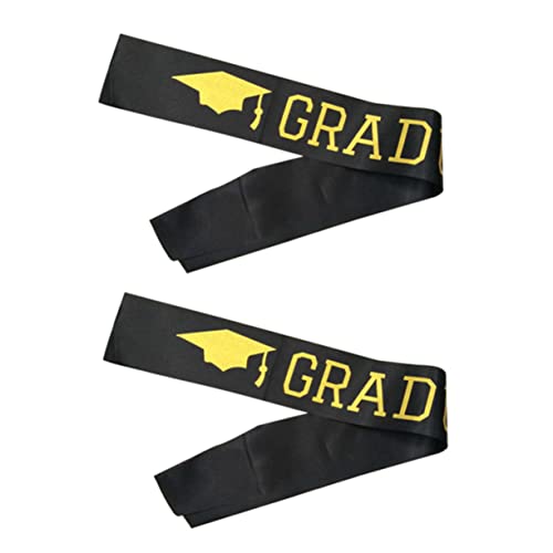 PENIKOKO 5 Stück Teiliges Doktortitel Schulterband mit Goldschrift Graduierungs Schärpe für Abschlussfeier und Fotos mit Dekoration für Abschlussfeiern und Studienabschlüsse PENIKOKO 5 Stück Teiliges Doktortitel Schulterband mit Goldschrift Graduierungs Schärpe für Abschlussfeier und Fotos mit Dekoration für Abschlussfeiern und Studienabschlüsse von PENIKOKO