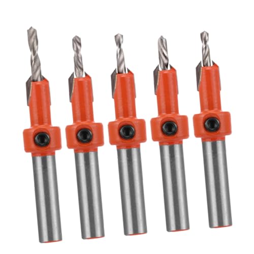 PENIKOKO 5 Stück Teiliges Senkbohrer Set für Holz Stufenbohrer mit Langlebigem Legierungskopf Selbstschneidend Verhindert Holzrisse für Möbelmontage und Holzarbeiten PENIKOKO 5 Stück Teiliges Senkbohrer Set für Holz Stufenbohrer mit Langlebigem Legierungskopf Selbstschneidend Verhindert Holzrisse für Möbelmontage und Holzarbeiten von PENIKOKO