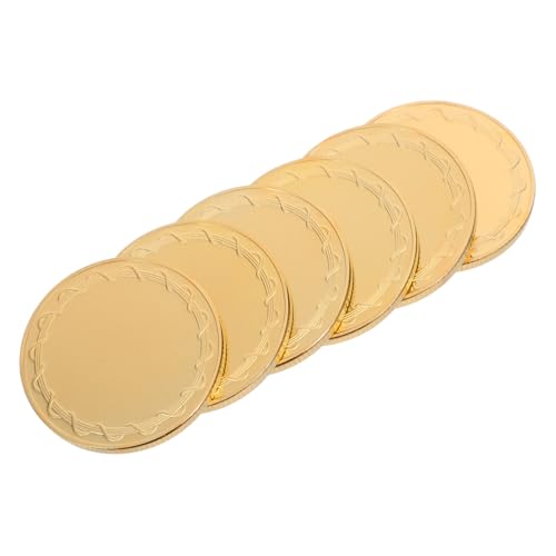 PENIKOKO 6 Stück Blanko Münzen mit Goldplattiertem Spiegelrand Gravierbare Challenge Coins für Diy Bastelprojekte Uv Druck Geeignet Sammlerstücke für Reisen und Geburtstagsandenken PENIKOKO 6 Stück Blanko Münzen mit Goldplattiertem Spiegelrand Gravierbare Challenge Coins für Diy Bastelprojekte Uv Druck Geeignet Sammlerstücke für Reisen und Geburtstagsandenken von PENIKOKO