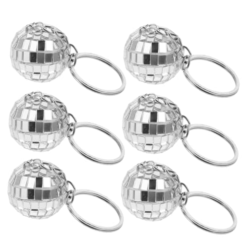 PENIKOKO 6 Stück Disco Ball Schlüsselanhänger Spiegelkugel Schlüsselanhänger für Partys Hängende Dekoration Robuste Schlüsselringe Reflexionseffekt für Jahre Disco Feiern PENIKOKO 6 Stück Disco Ball Schlüsselanhänger Spiegelkugel Schlüsselanhänger für Partys Hängende Dekoration Robuste Schlüsselringe Reflexionseffekt für Jahre Disco Feiern von PENIKOKO