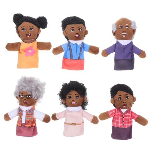 PENIKOKO 6 Stück Familien Fingerpuppen Plüsch für Kreatives Geschichtenerzählen und Rollenspiele für Vorschule und Familieninteraktion und Lehrer PENIKOKO 6 Stück Familien Fingerpuppen Plüsch für Kreatives Geschichtenerzählen und Rollenspiele für Vorschule und Familieninteraktion und Lehrer von PENIKOKO