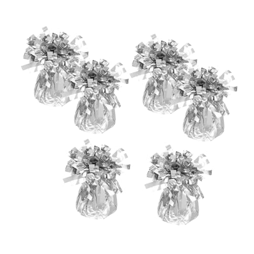 PENIKOKO 6 Stück Teiliges Ballongewichte Silber Wiederverwendbare Schwere Ballonbeschwerer Robust und Vielseitig für Hochzeiten Geburtstage Partys und Festliche Dekorationen PENIKOKO 6 Stück Teiliges Ballongewichte Silber Wiederverwendbare Schwere Ballonbeschwerer Robust und Vielseitig für Hochzeiten Geburtstage Partys und Festliche Dekorationen von PENIKOKO