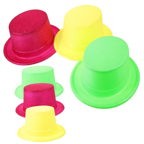 PENIKOKO 6 Stück Teiliges Fluoreszierende Papier Partyhüte Leichte DIY Zauberhüte in Gemischten Farben Komfortable Kopfbedeckung für Erwachsene als Festliche Verkleidung und PENIKOKO 6 Stück Teiliges Fluoreszierende Papier Partyhüte Leichte DIY Zauberhüte in Gemischten Farben Komfortable Kopfbedeckung für Erwachsene als Festliche Verkleidung und von PENIKOKO
