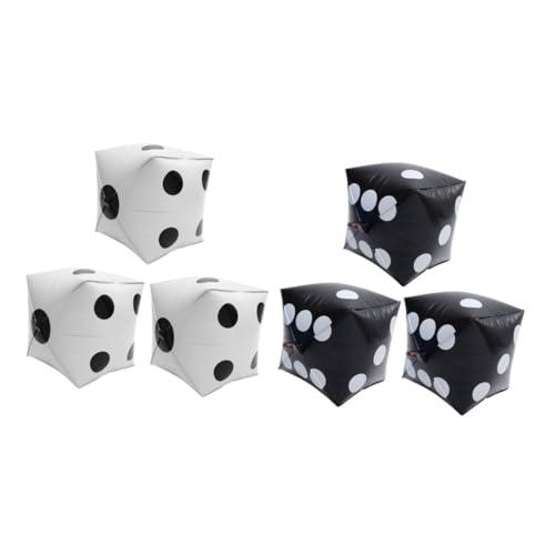PENIKOKO 6 Stück Teiliges Würfelballon Aluminiumfolie Würfel Luftballons Partydeko für Themen Geburtstag Feier Spielspaß PENIKOKO 6 Stück Teiliges Würfelballon Aluminiumfolie Würfel Luftballons Partydeko für Themen Geburtstag Feier Spielspaß von PENIKOKO