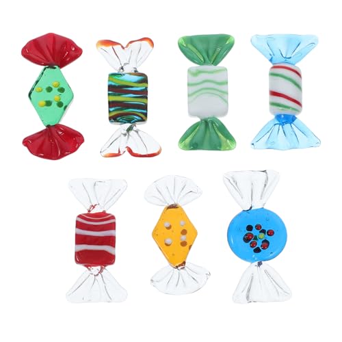 PENIKOKO 7 Teilige Süßigkeiten Foto Requisiten Weihnachts Süßigkeiten Dekorationen Weihnachts Süßigkeiten Platten Ornamente Party Süßigkeiten Dekoration Display Ästhetische von PENIKOKO