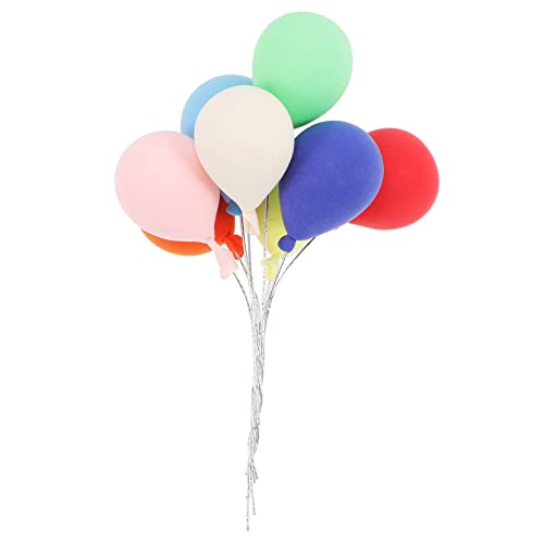 PENIKOKO 8 Stück Luftballons für Puppenhaus Teiliges Dekorative Ballonverzierungen für Mikrolandschaften Handgefertigte Realistische Details für Kreative Dekorationen und Fotosessions PENIKOKO 8 Stück Luftballons für Puppenhaus Teiliges Dekorative Ballonverzierungen für Mikrolandschaften Handgefertigte Realistische Details für Kreative Dekorationen und Fotosessions von PENIKOKO