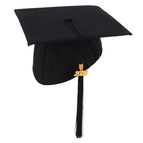 PENIKOKO Abschlussmütze mit Quaste Verstellbares Design für Graduierung Eleganter Bachelor Hut für Absolventen Dekorative Mütze für Abschlussfeiern Robustes Material PENIKOKO Abschlussmütze mit Quaste Verstellbares Design für Graduierung Eleganter Bachelor Hut für Absolventen Dekorative Mütze für Abschlussfeiern Robustes Material von PENIKOKO