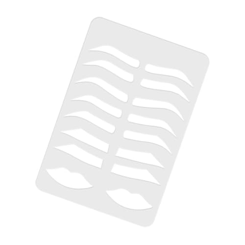 PENIKOKO Augenbrauen Schablone aus Acryl Praktische Brow Stencil Form für Präzises Augenbrauen Zeichnen Beidseitig Nutzbar für Make Up Anfänger und Profis Wiederverwendbar Symmetrisches PENIKOKO Augenbrauen Schablone aus Acryl Praktische Brow Stencil Form für Präzises Augenbrauen Zeichnen Beidseitig Nutzbar für Make Up Anfänger und Profis Wiederverwendbar Symmetrisches von PENIKOKO