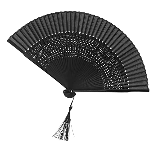 PENIKOKO Chinesischer Faltbarer Tanzfächer mit Retro Design Leichter Handfächer mit Elegantem Tassel für Bühne Party Dekoration und Cosplay Zubehör PENIKOKO Chinesischer Faltbarer Tanzfächer mit Retro Design Leichter Handfächer mit Elegantem Tassel für Bühne Party Dekoration und Cosplay Zubehör von PENIKOKO