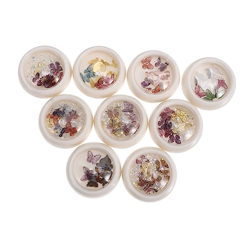 PENIKOKO DIY Nail Art Dekoration Boxen Schmetterlinge Maniküre Zubehör für Nägel Besondere Anlässe und Gestaltung Elegant PENIKOKO DIY Nail Art Dekoration Boxen Schmetterlinge Maniküre Zubehör für Nägel Besondere Anlässe und Gestaltung Elegant von PENIKOKO