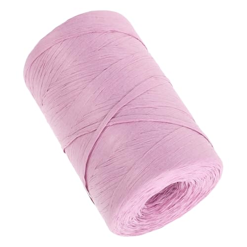 PENIKOKO DIY-Versorgung Blumenarrangement DIY Decoration Craft Bastpapierband Raffiagarn Bouquet -Bindung Strauß Verpackung Bastelmaterial zum Selbermachen Bastelbedarf Kopierpapier Rosa von PENIKOKO