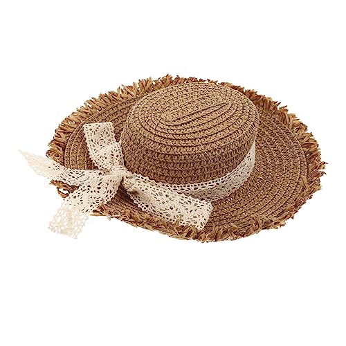 PENIKOKO Doll Strohhut Dekoration mit Eleganter Schleife Langlebiger Puppenhut für DIY Puppenkleidung Robustes Material Accessoire für Puppen Karikose Farbtöne PENIKOKO Doll Strohhut Dekoration mit Eleganter Schleife Langlebiger Puppenhut für DIY Puppenkleidung Robustes Material Accessoire für Puppen Karikose Farbtöne von PENIKOKO