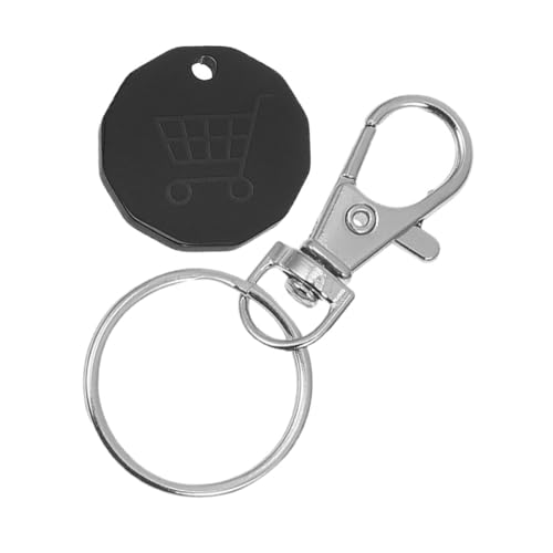 PENIKOKO Einkaufswagenchip Schlüsselanhänger Metall Einkaufswagen Token Schlüsselanhänger Langlebig Vielseitig für Supermarkt Einkaufswagen und Körbe Praktisch und Robust Schwarz PENIKOKO Einkaufswagenchip Schlüsselanhänger Metall Einkaufswagen Token Schlüsselanhänger Langlebig Vielseitig für Supermarkt Einkaufswagen und Körbe Praktisch und Robust Schwarz von PENIKOKO