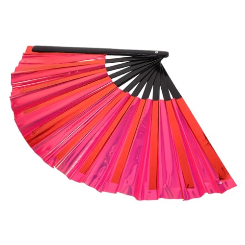 PENIKOKO Faltfächer Mit Falten Groß Karneval Faltbarer Handfächer Kinderparty Gefälligkeiten Bunt Geformt Hochzeit Gast Funkeln Dekorate Handventilator Tanzparty-fan Lüfter Pvc Rot PENIKOKO Faltfächer Mit Falten Groß Karneval Faltbarer Handfächer Kinderparty Gefälligkeiten Bunt Geformt Hochzeit Gast Funkeln Dekorate Handventilator Tanzparty-fan Lüfter Pvc Rot von PENIKOKO