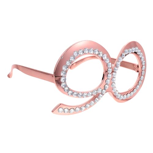 PENIKOKO Geburtstag Brille Partydekoration Kristallglas Fotorequisite Erwachsene Rosenholzfarben Sicher Komfortabel Für Tanz Feier PENIKOKO Geburtstag Brille Partydekoration Kristallglas Fotorequisite Erwachsene Rosenholzfarben Sicher Komfortabel Für Tanz Feier von PENIKOKO