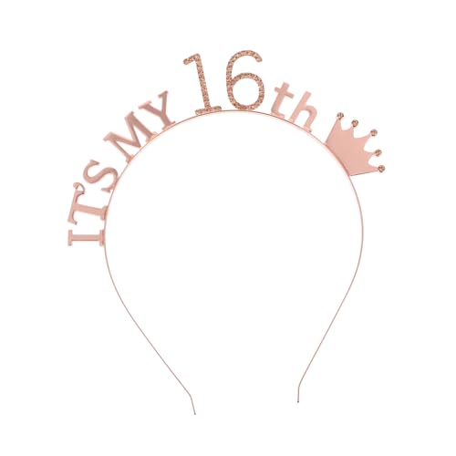 PENIKOKO Geburtstagskrone Haarreif Leichtes Stirnband Kreatives Design für Motto Party Fotoshooting und Festliche Feier Langlebiges Material ohne Verblassen Auffälliger Kopfschmuck für von PENIKOKO