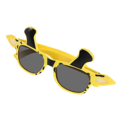 PENIKOKO Gelbe Giraffen Kostümbrille aus Leichtem Material Kreative Tierbrille als Partydeko für Kindergeburtstage für Dschungel und Zoo Themen Auffälliges Accessoire für Karneval und von PENIKOKO