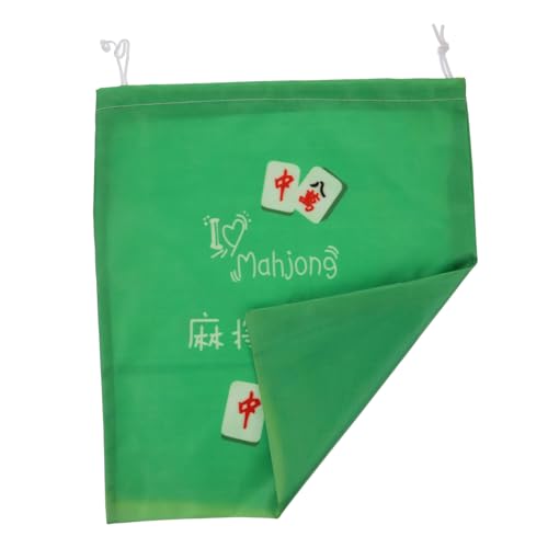 PENIKOKO Große Mahjong Aufbewahrungstasche Kordelzug Beutel Leicht Tragbar Mahjong Halter Für Sicheren Transport Und Organisation Für Reisen Und Zuhause von PENIKOKO