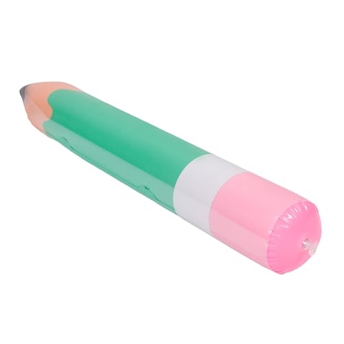 PENIKOKO Großer Aufblasbarer PVC Bleistift Ballon Grün Party und Klassenzimmerdekoration für Back To School Wetterfeste Foto Requisite für Innen und Außenbereiche von PENIKOKO