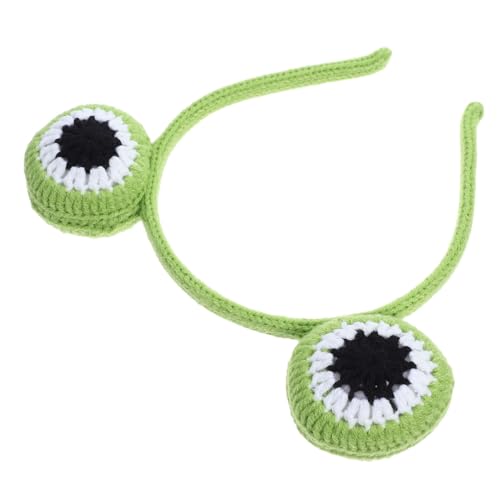 PENIKOKO Häkel Stirnband für Damen Froschaugen Design Elastisches Haarband für Make Up Hautpflege und Themenpartys Vielseitiges Accessoire für Feiertagsfeiern und Kostümveranstaltungen PENIKOKO Häkel Stirnband für Damen Froschaugen Design Elastisches Haarband für Make Up Hautpflege und Themenpartys Vielseitiges Accessoire für Feiertagsfeiern und Kostümveranstaltungen von PENIKOKO