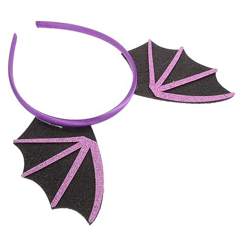 PENIKOKO Halloween Fledermaus Stirnband aus Leichtes Bat Wing Haarreif Komfortabel und Langlebig für Damen und Jugendliche für Kostüm und Themenpartys von PENIKOKO